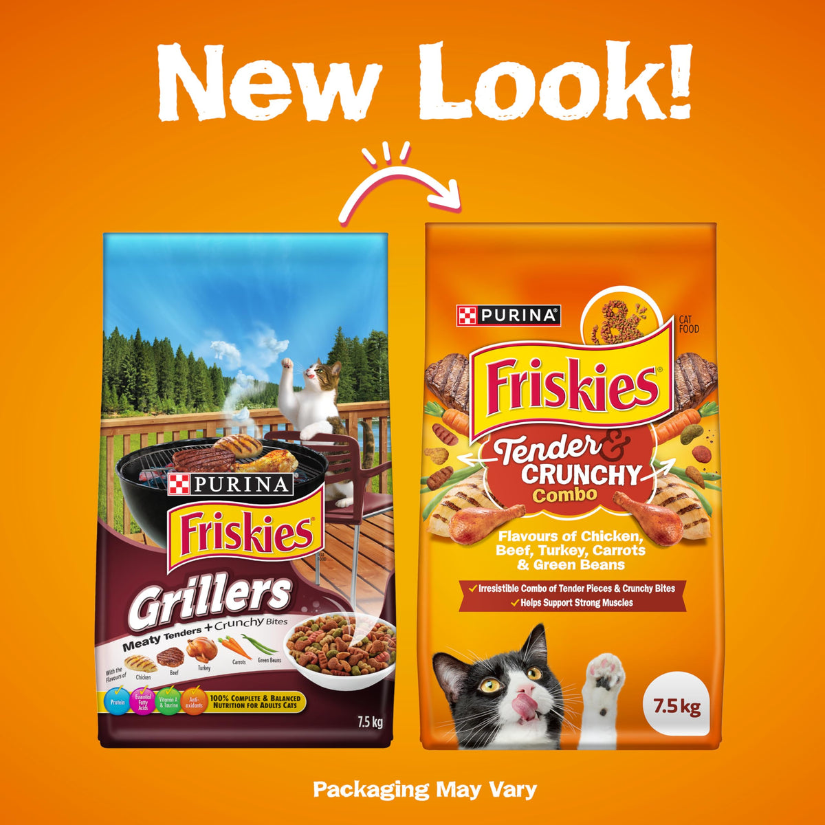 Friskies Grillers Tenders & Crunchy Bites Dry Cat Food - 7.5 kg Bag 🍁 All In One Marketplace Canada