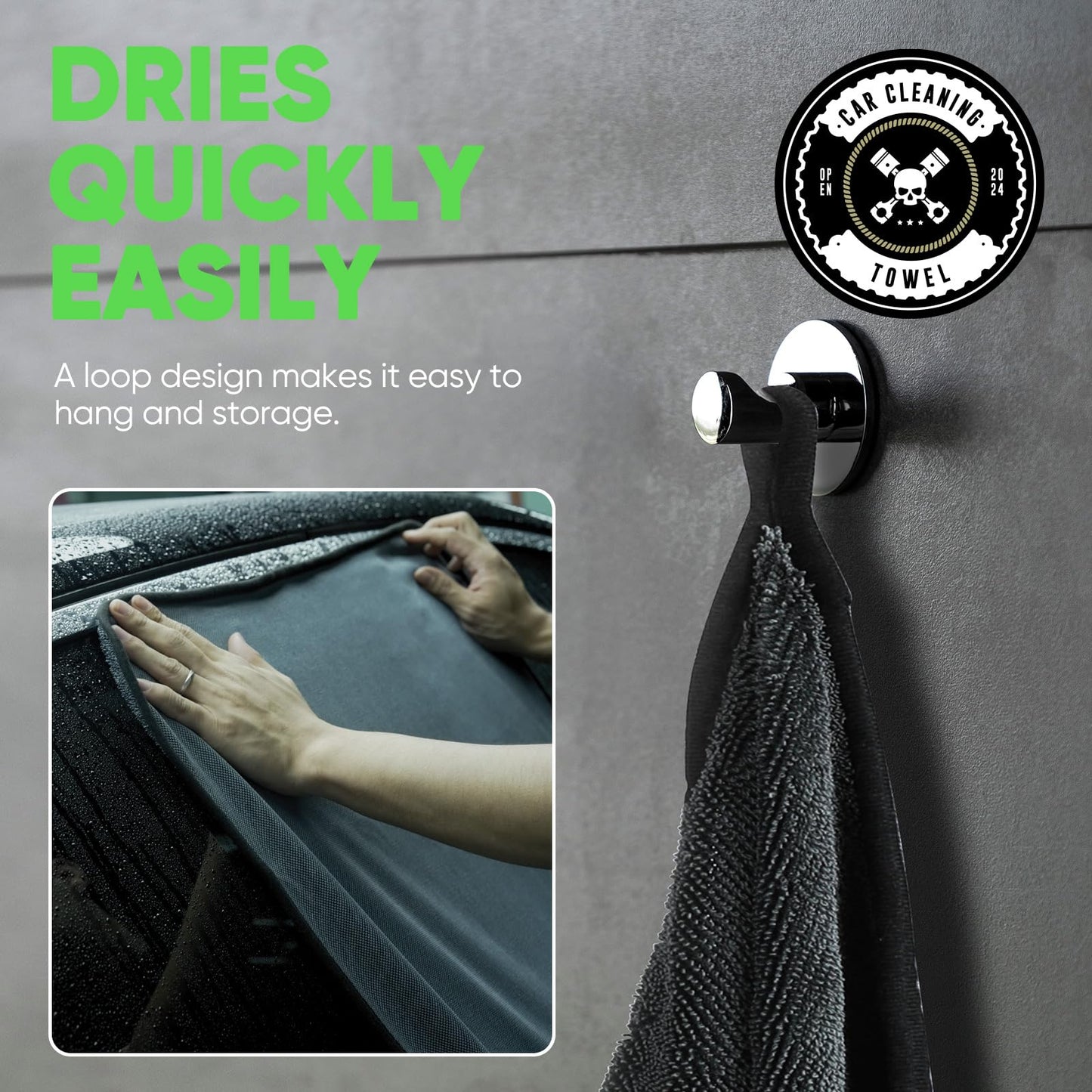 KKV 2-Pack Microfiber Towels (35"x 24") Extra Large Ultra Absorbent Drying Towel for Cars and Trucks, Without Streaks, Scratches, or Water Spots 🍁 All In One Marketplace Canada