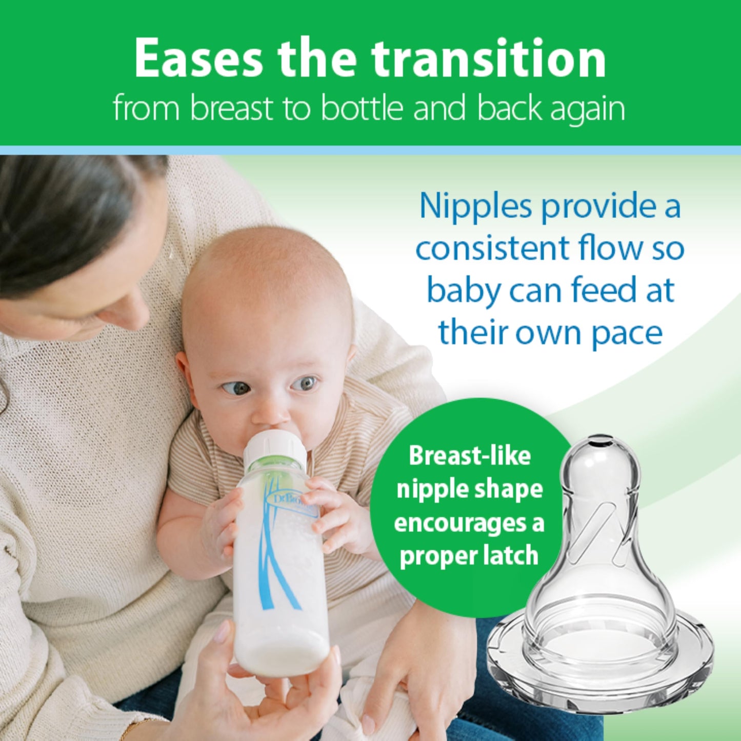 Dr. Brown’s Natural Flow Anti-Colic Options+ Narrow Glass Baby Bottles, 8oz, 2-Pack 🍁 All In One Marketplace Canada