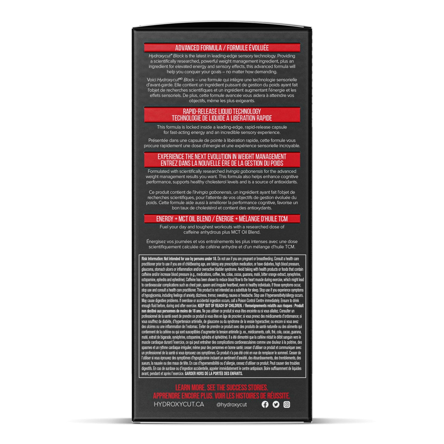 Hydroxycut Weight Loss Pills for Women & Men, Hydroxycut Black - 72 Pills 🍁 All In One Marketplace Canada