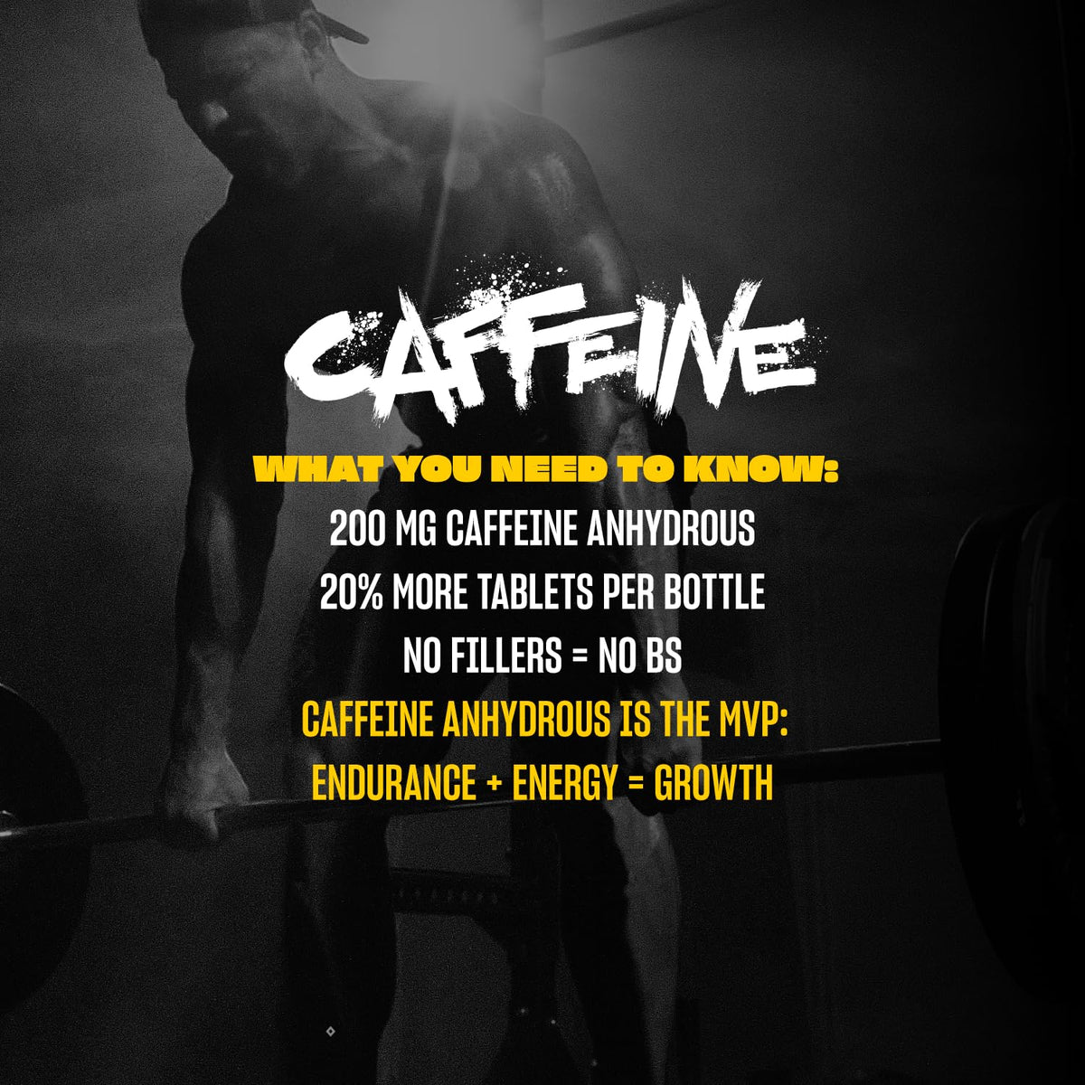 Mutant Caffeine - Maximum strength - 200mg caffeine equivalent - 240 tablets 🍁 All In One Marketplace Canada