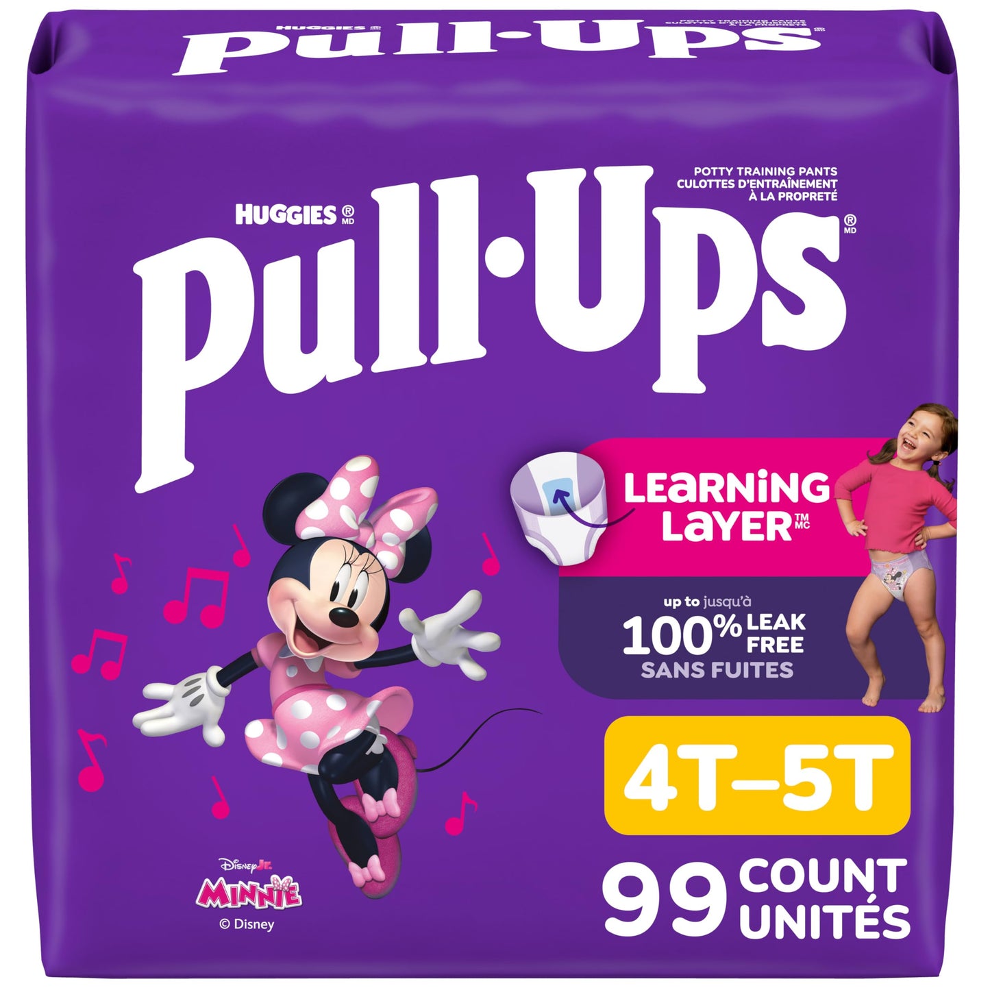 Pull-Ups Girls' Potty Training Pants, 4T-5T (38-50 lbs), 99 Count 🍁 All In One Marketplace Canada