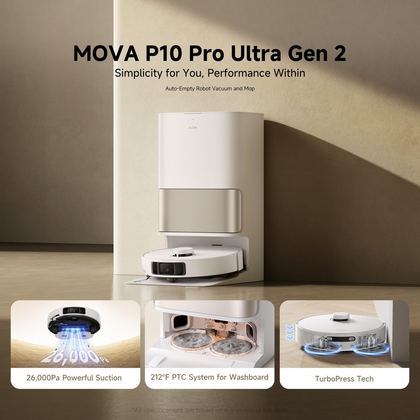 MOVA 2026 New P10 Pro Ultra Gen 2 Robot Vacuum and Mop with 26000Pa Suction 🍁 All In One Marketplace Canada