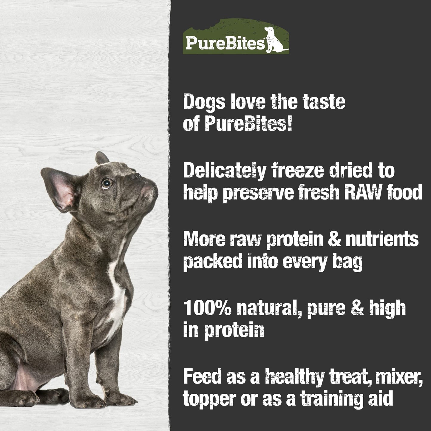 PureBites Freeze Dried Beef Liver Dog Treats, Made in USA, 1.2kg 🍁 All In One Marketplace Canada