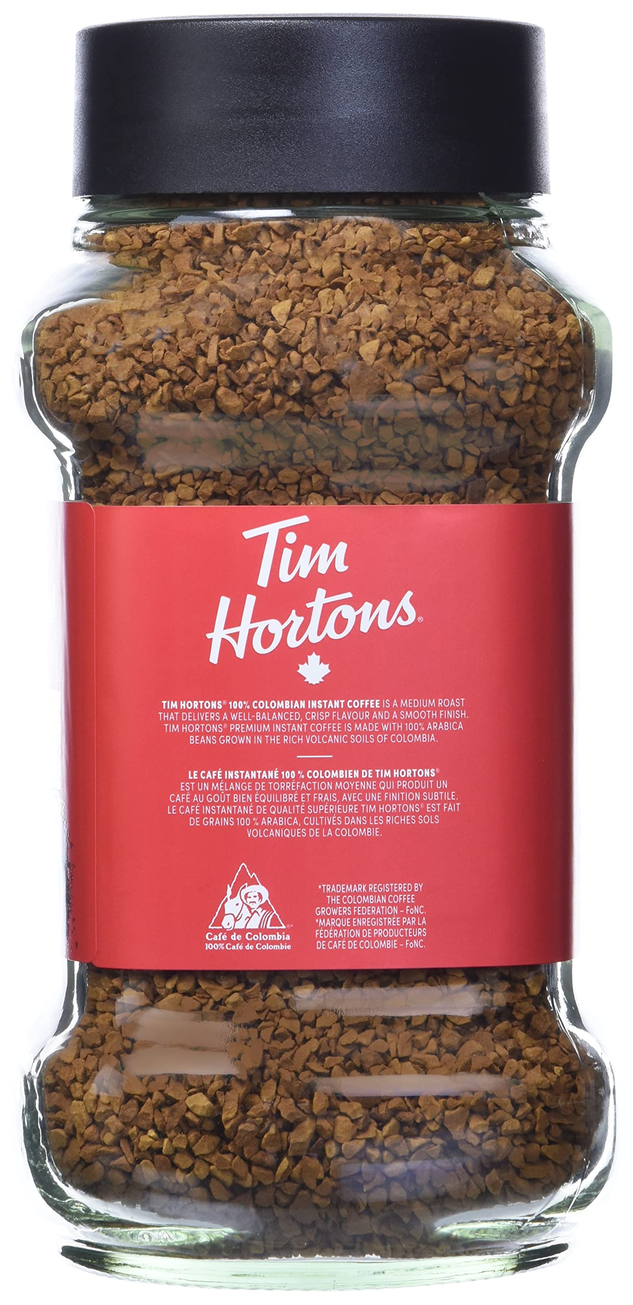 Tim Hortons Medium Roast Instant Coffee, 100% Colombian, 300g Jar 🍁 All In One Marketplace Canada