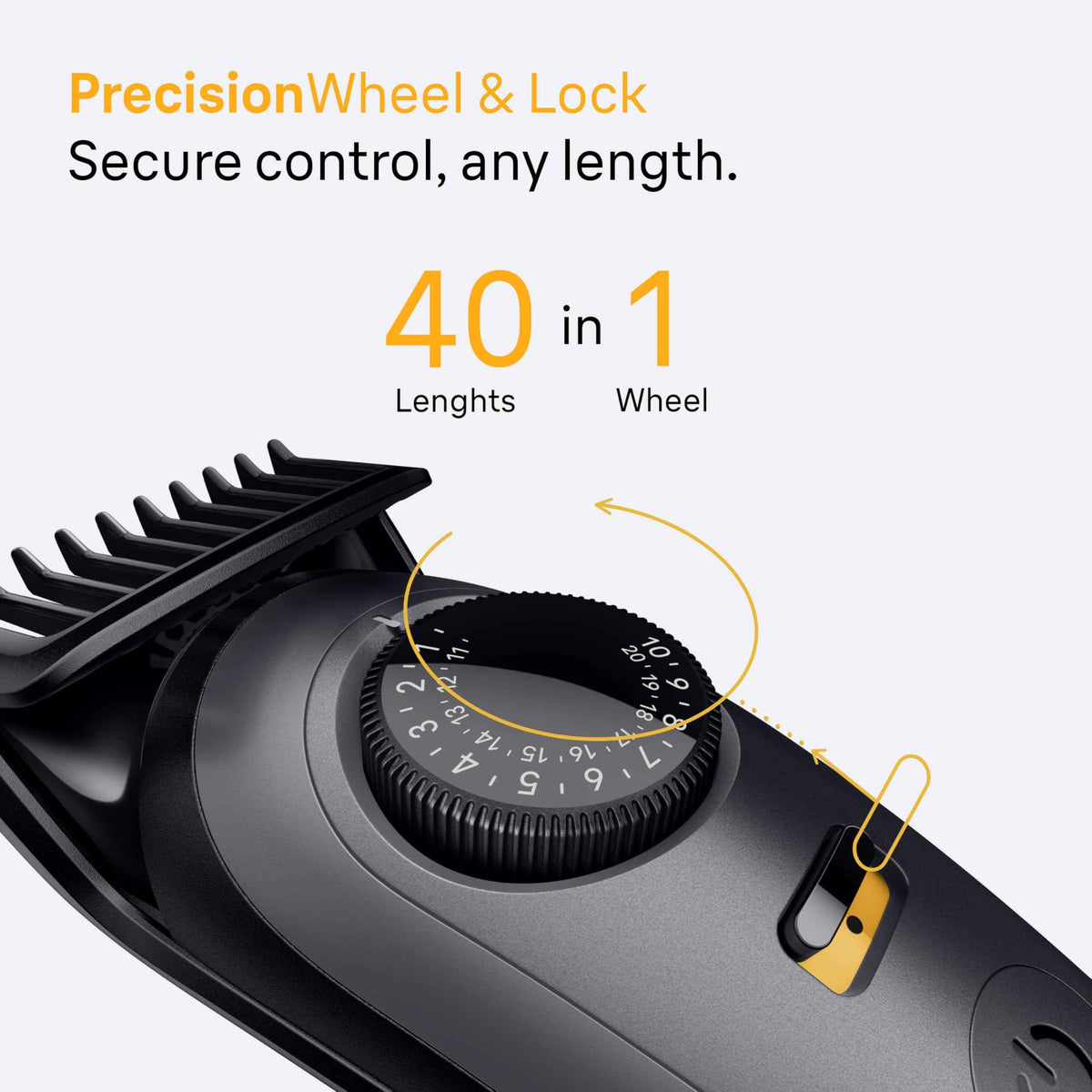 Braun All-in-One Series 5 Trimmer Kit, 40 Lengths, Ultra Sharp Blade, AIO 5510, Moonstone Grey 🍁 All In One Marketplace Canada