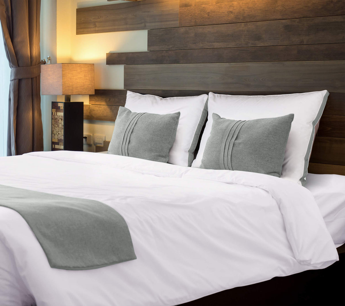Utopia Bedding Bed Pillows for Sleeping Queen Size (Grey), Set of 2, Cooling Hotel Quality, Gusseted Pillow for Back, Stomach or Side Sleepers 🍁 All In One Marketplace Canada