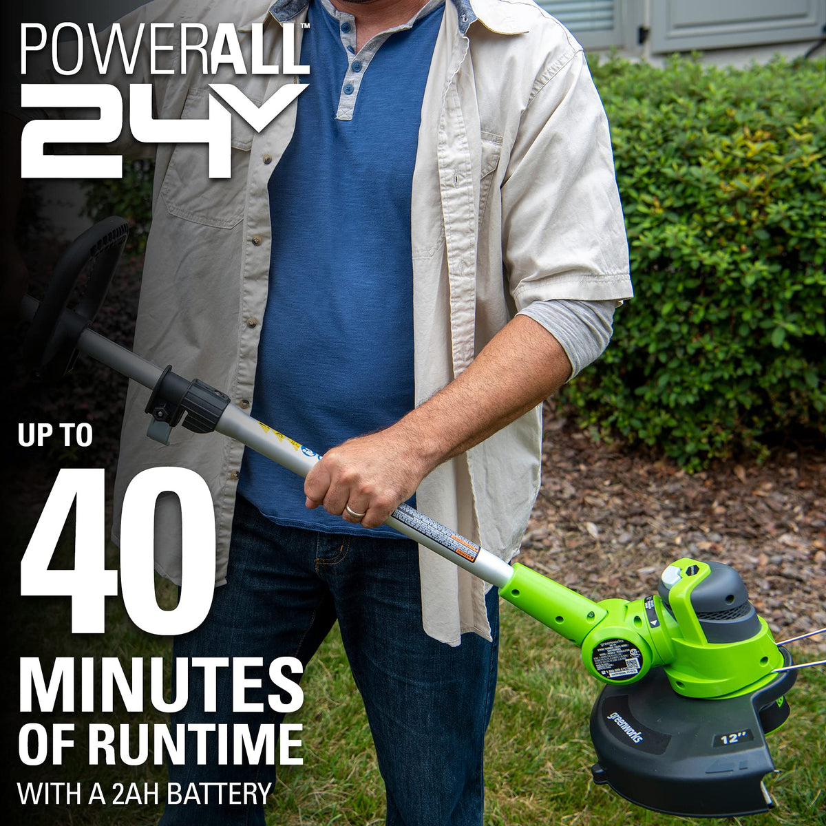 Greenworks 24V 12" Cordless String Trimmer and Blower Combo Kit, 2Ah USB Battery and Charger Included 🍁 All In One Marketplace Canada