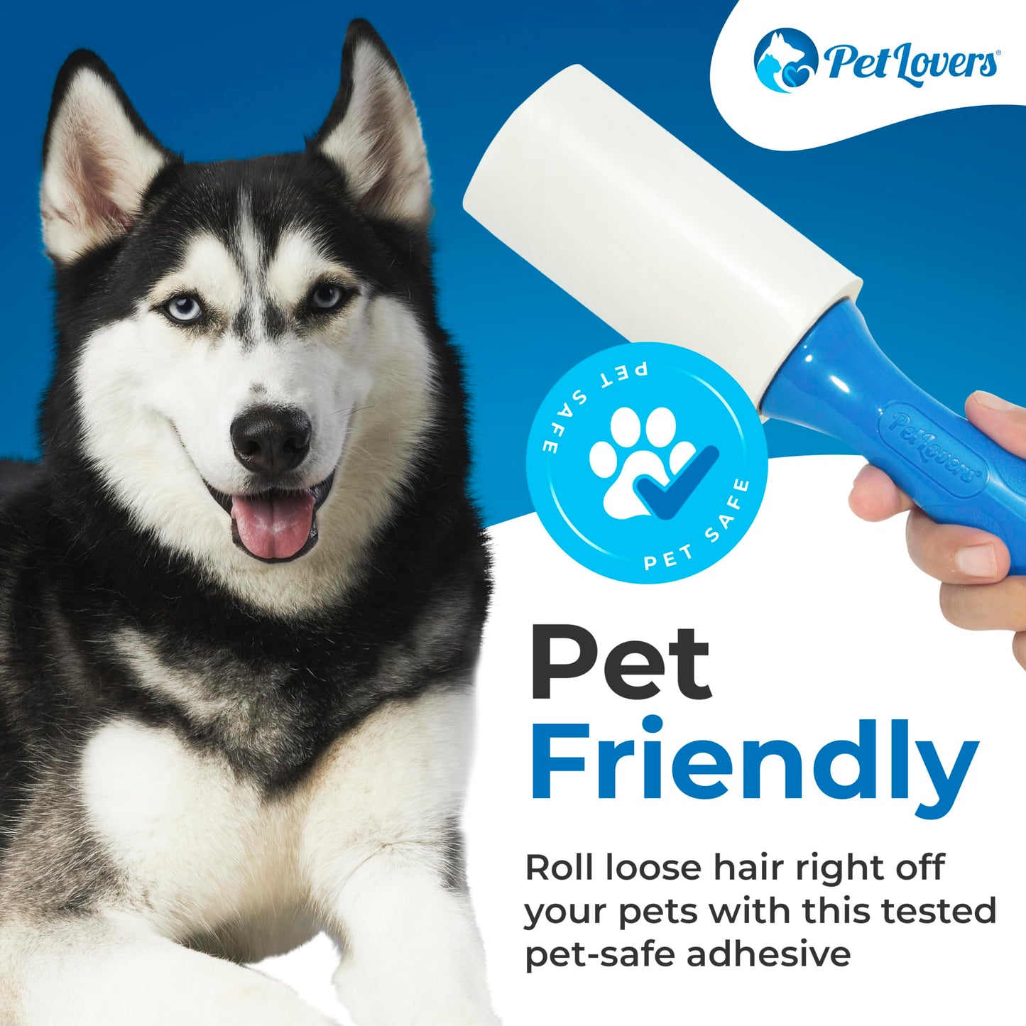 PetLovers Extra Sticky Lint Roller Ultimate Value Set 800 Sheets for Pet Hair Removal, Dog and Cat Lint Remover 8 Pack 🍁 All In One Marketplace Canada