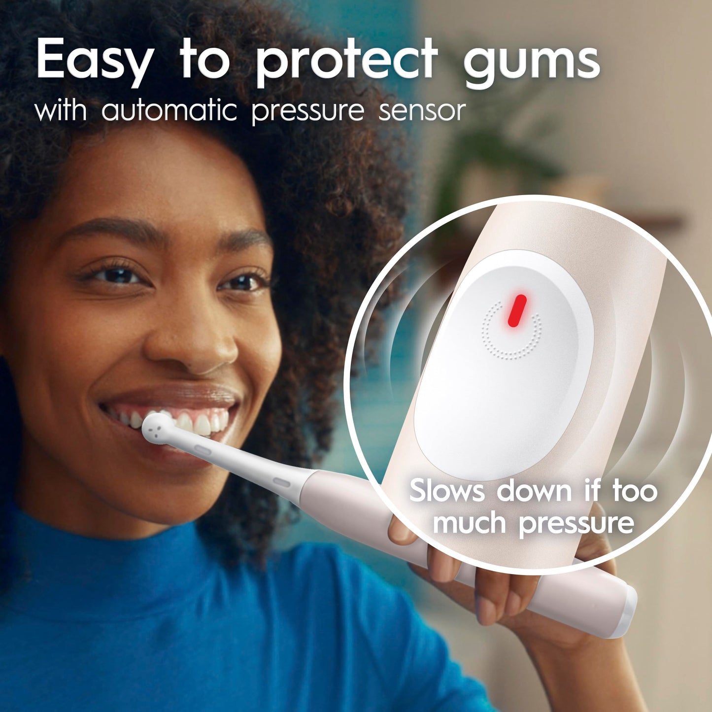 Oral-B iO2 Electric Toothbrush, for an Easy Switch to Electric, Peach, Rechargeable Electric Toothbrushes, iO Series 2 Starter Kit with 1 Power Toothbrush and 2 Brush Heads 🍁 All In One Marketplace Canada