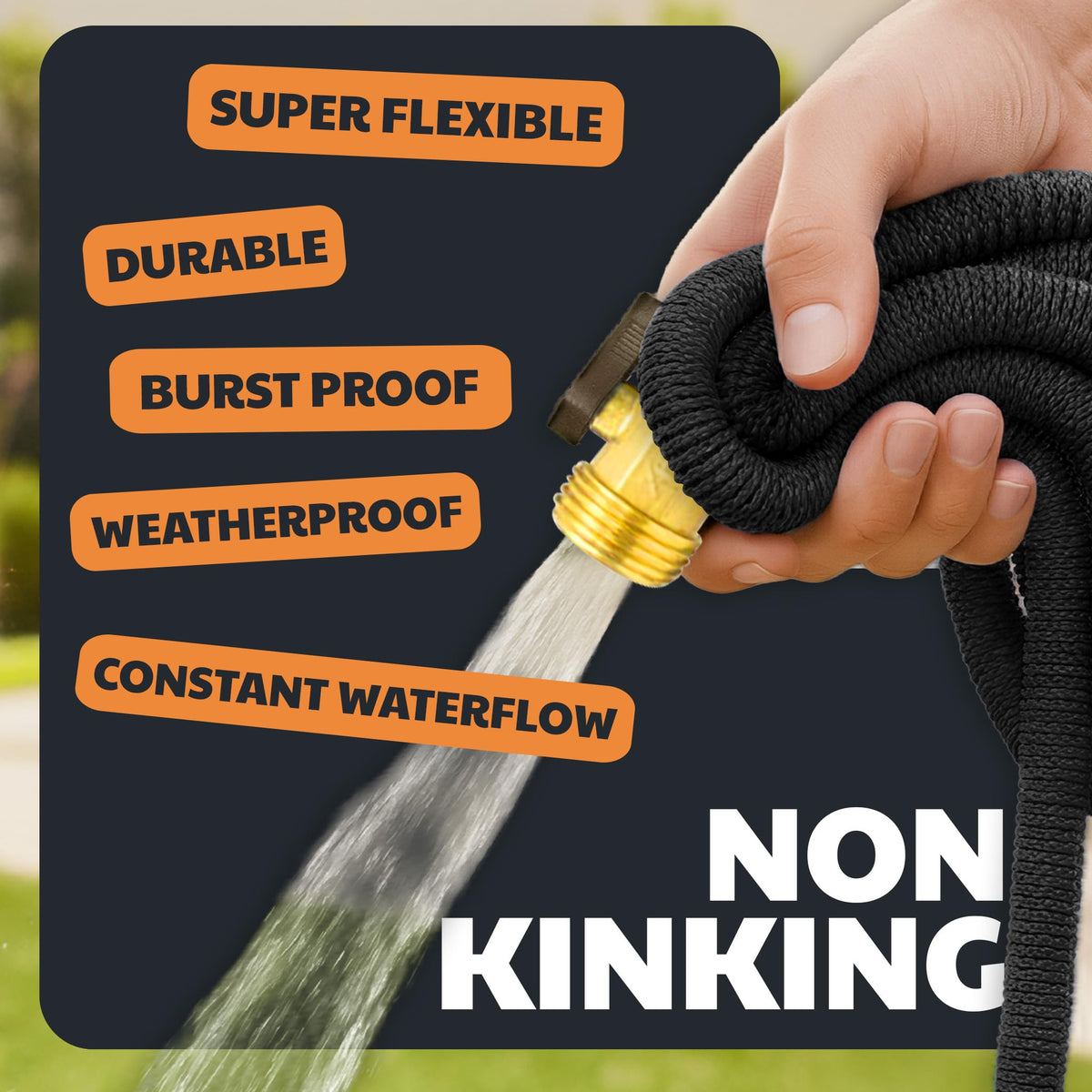 XHOSE PRO Expandable Garden Hose 50ft Water Hose with Brass Fittings, Flexible, Expanding and Retractable, Lightweight 50 Ft Hose, Tuyau Arrosage - 2026 Model 🍁 All In One Marketplace Canada