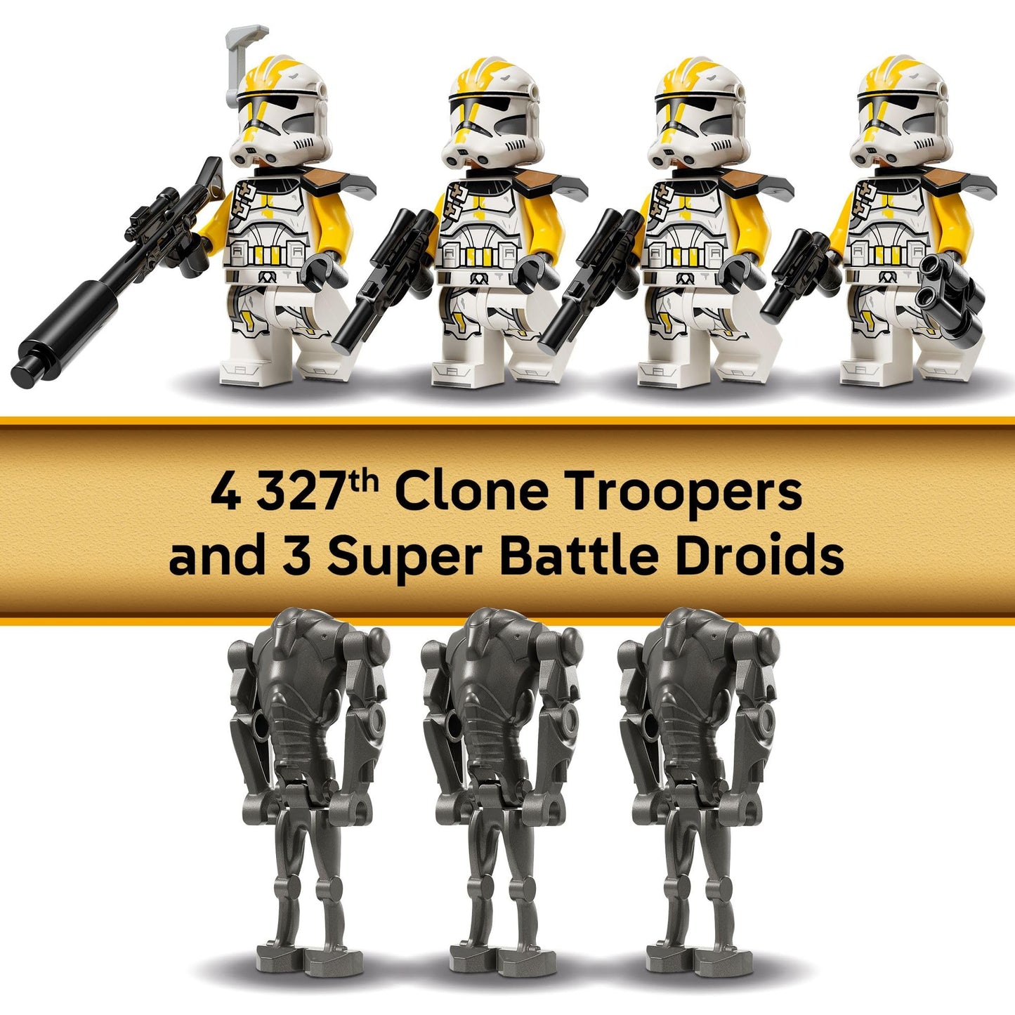 LEGO Star Wars 327th Star Corps Clone Troopers Battle Pack Building Toy - Pretend Play Set for Boys & Girls, Ages 7+ - Collectible Model Kit & Kids Room Decor - Gift Idea for Birthdays - 75431 🍁 All In One Marketplace Canada