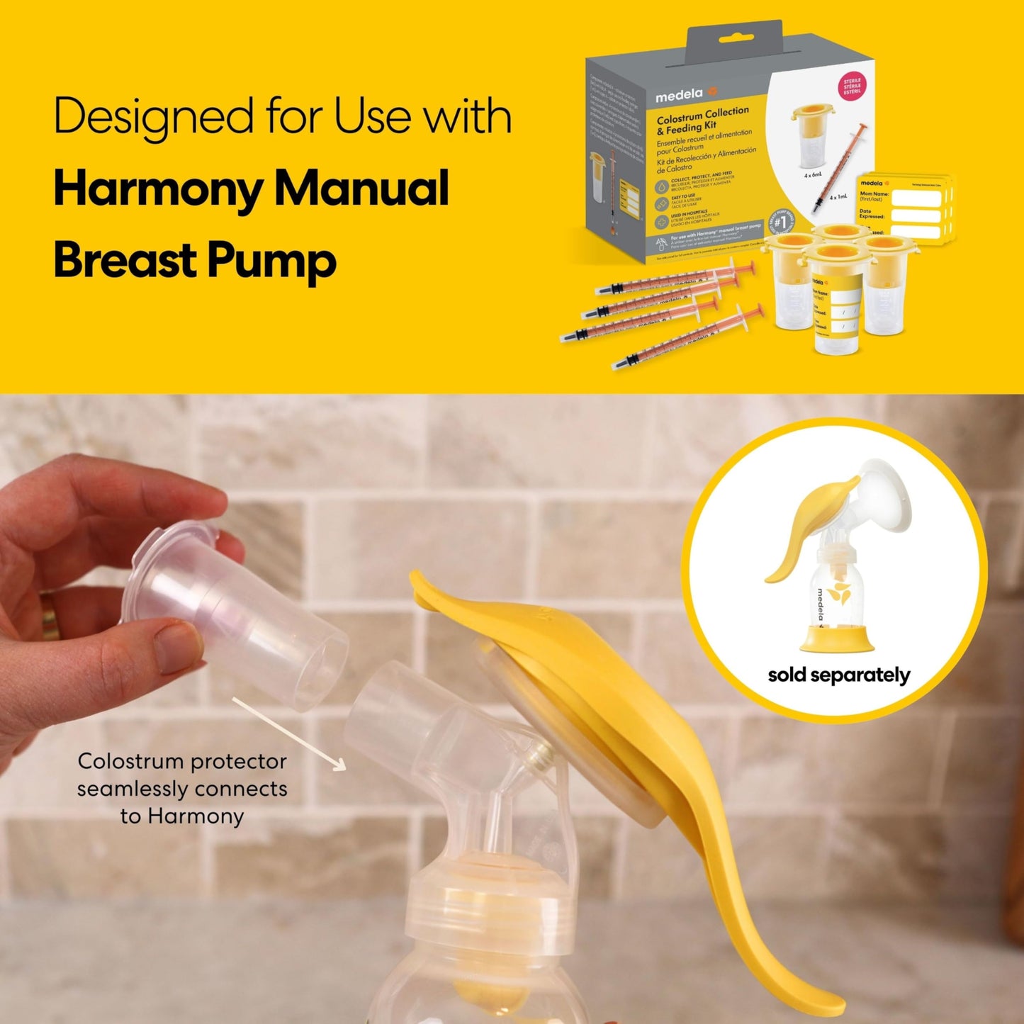 Medela Colostrum Collection & Feeding Kit for Harmony Pump | 1Ct 🍁 All In One Marketplace Canada