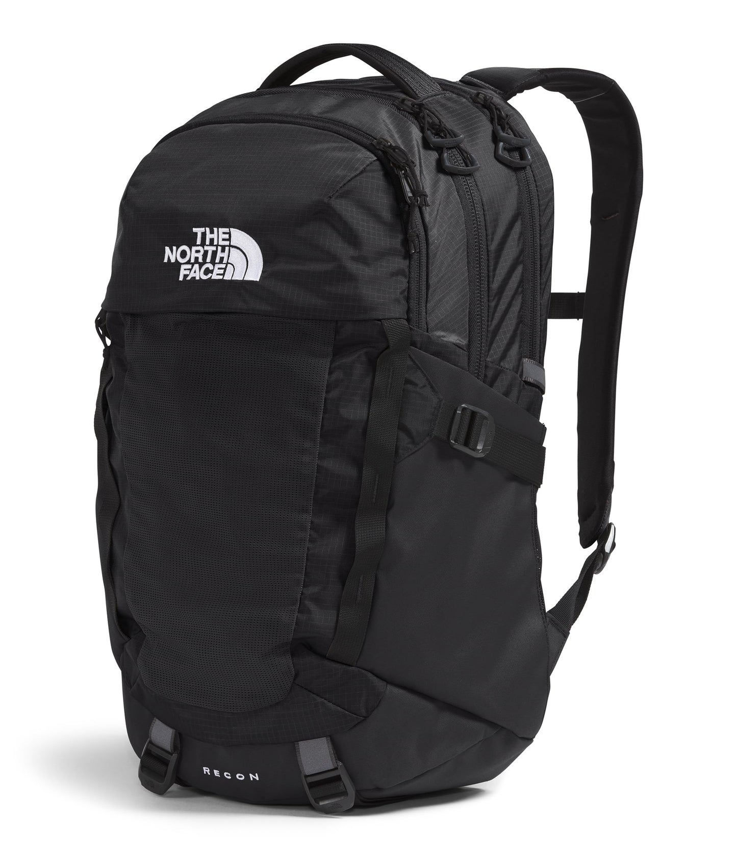 THE NORTH FACE Recon Everyday Laptop Backpack | Water Repellent Finish, 16" Laptop Sleeve, 2 Water Bottle Pockets, TNF Black/TNF Black-NPF, One Size 🍁 All In One Marketplace Canada