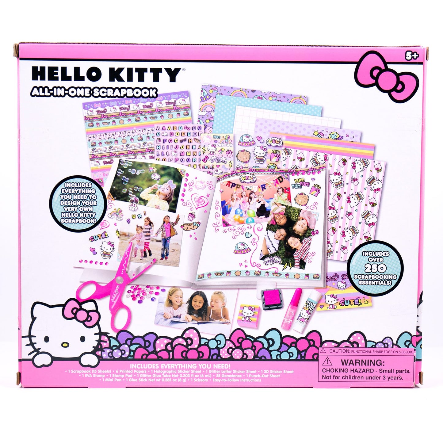 Horizon Group USA Hello Kitty All-In-One Scrapbook, Over 250 Sanrio Stationery, Cute School Supplies, Hello Kitty Notebook, Kawaii Stationery 🍁 All In One Marketplace Canada