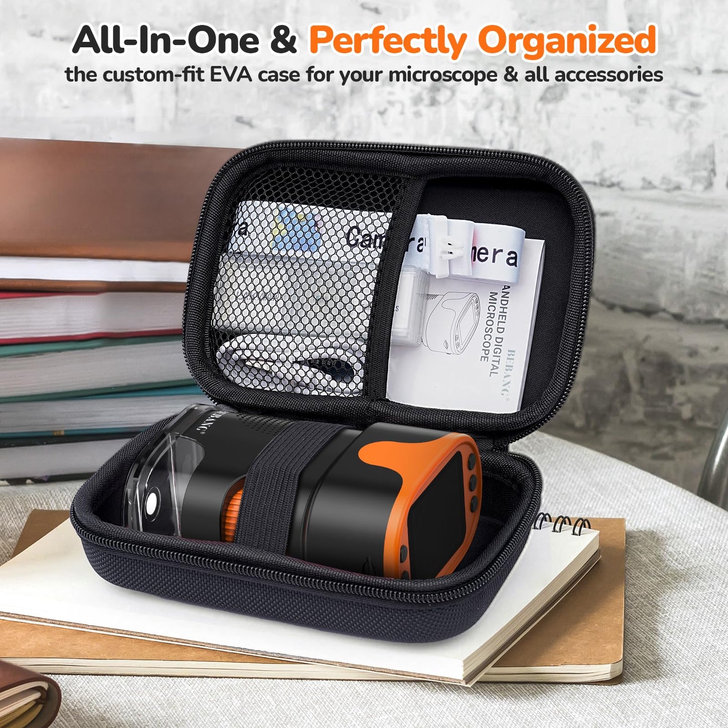 1000X Handheld Digital Microscope for Kids - 4K 2.0" Screen, Rechargeable Mini Labster Portable Pocket Scope, Includes Slides Kit - Science Gadget Edu Boy Girls Gift Ages 4-12 🍁 All In One Marketplace Canada