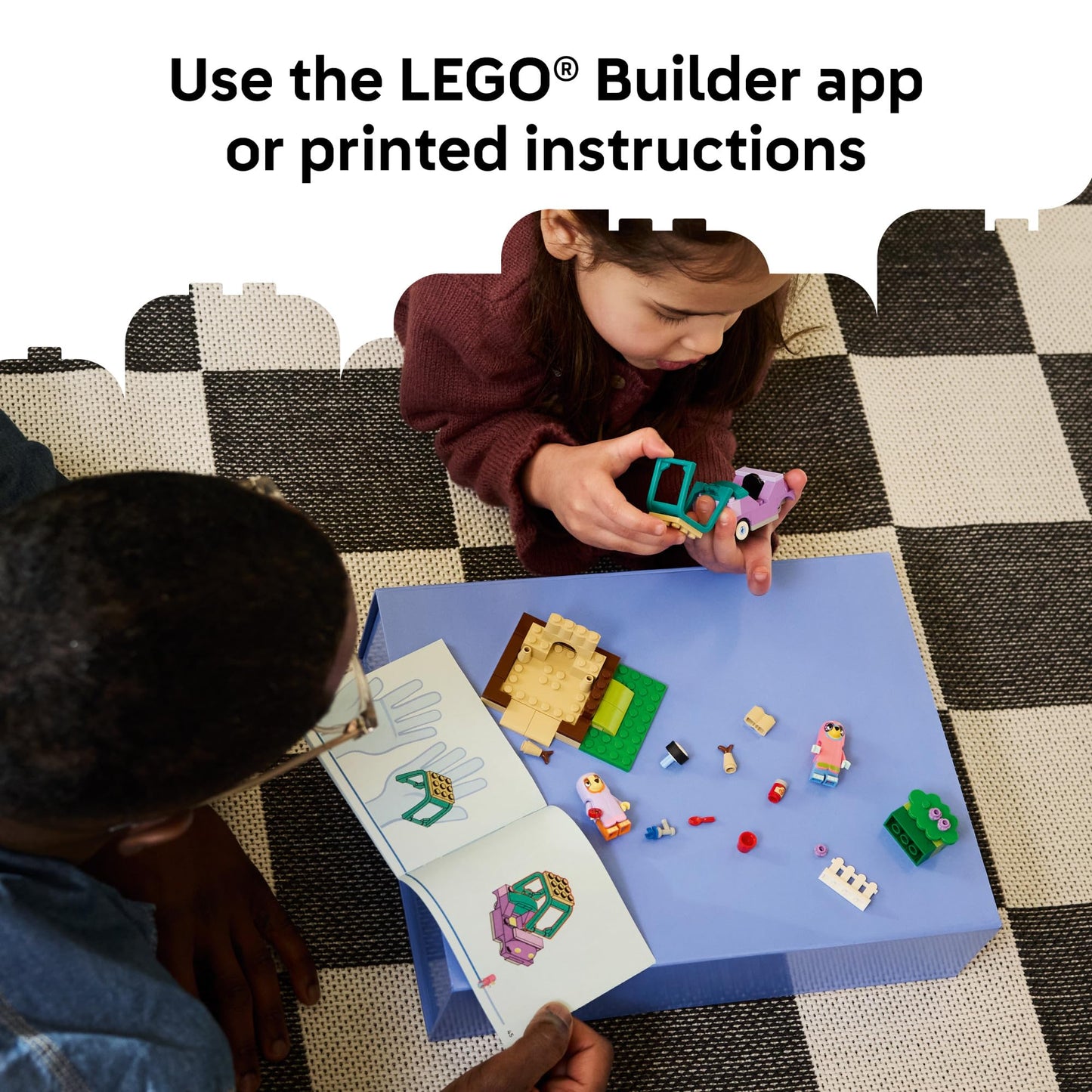 LEGO Bluey Grannies with Bingo and Bluey - Building Toy for Girls & Boys, Ages 4+ - Toddler Car & Playset with 2 Characters - Gift for Birthdays - 11216 🍁 All In One Marketplace Canada