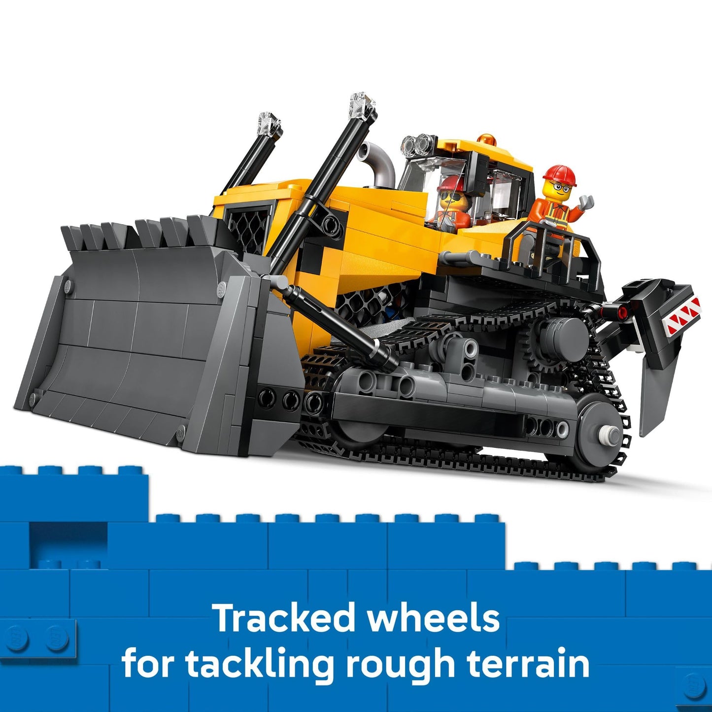 LEGO City Yellow Bulldozer Construction Site Building Toy for Kids, Ages 8+ - Pretend Play Set & Construction-Themed Building Blocks W/Toy Bulldozer Idea for Boys & Girls - 60466 🍁 All In One Marketplace Canada