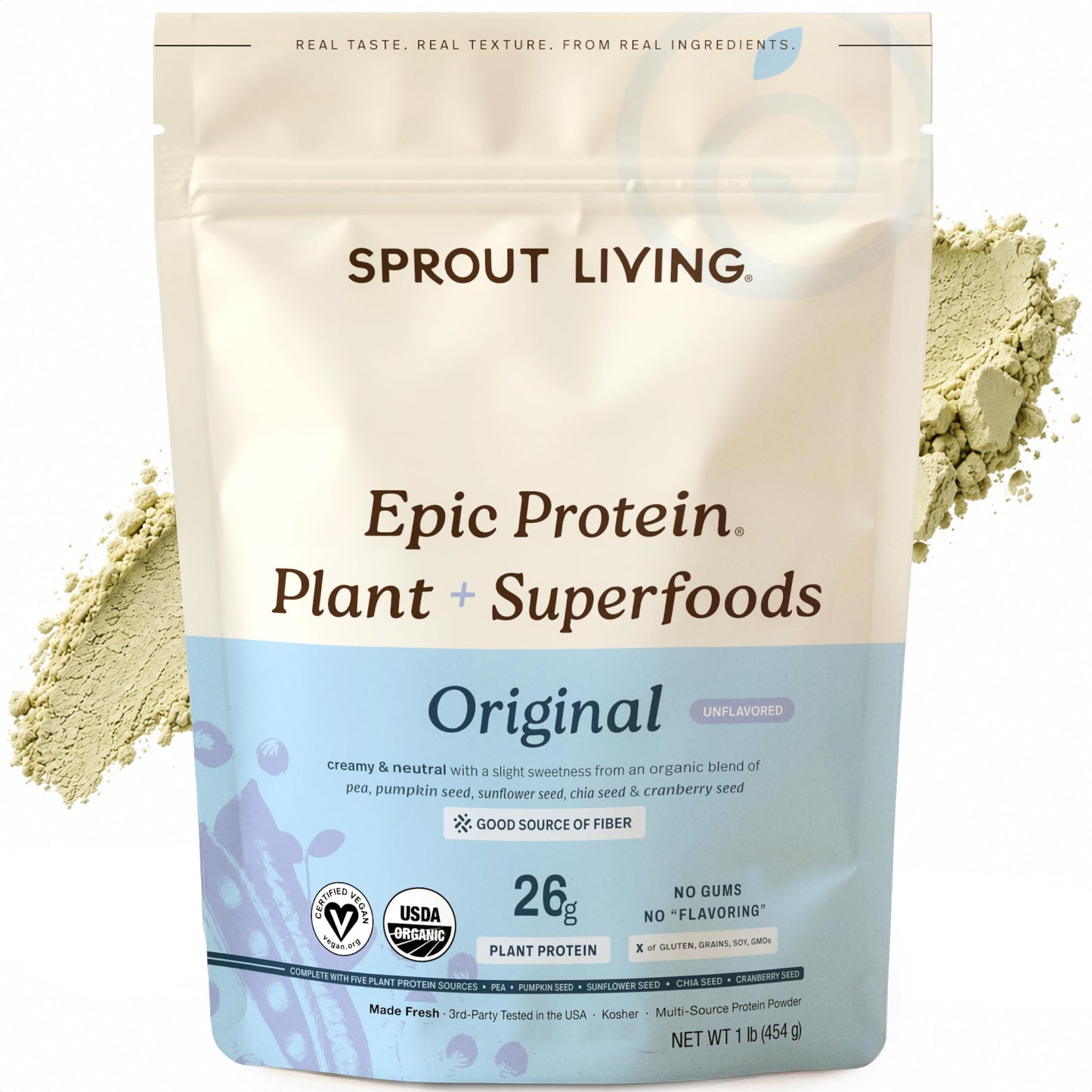 Sprout Living Epic Protein Powder Original 1 lb, original, 1-pound 🍁 All In One Marketplace Canada