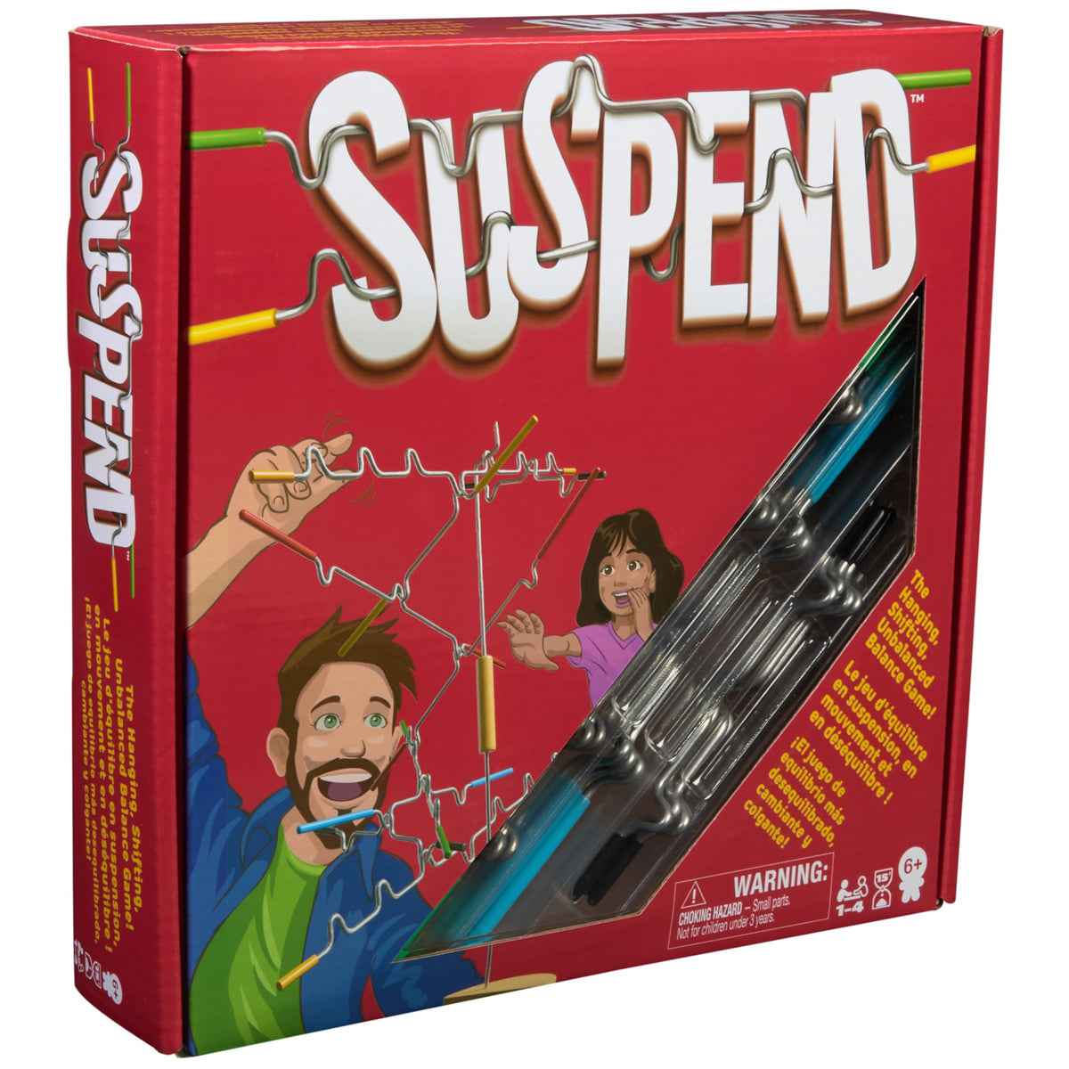 Spin Master Games, Suspend, A Balancing Family Game of Tricky Hangs & Steady Hands, Family Game Night, Learning Toy, 1-4 Players, for Ages 6 & Up 🍁 All In One Marketplace Canada