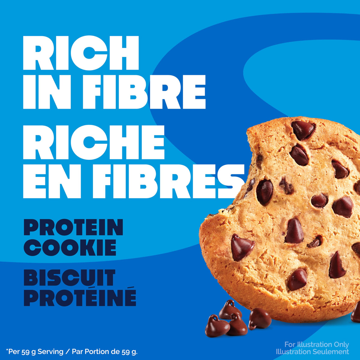 Quest Nutrition Chocolate Chip Protein Cookie, High Protein, High Fibre, Low Sugar, Keto Friendly, 15g Protein, 1g Sugar, 12ct 🍁 All In One Marketplace Canada