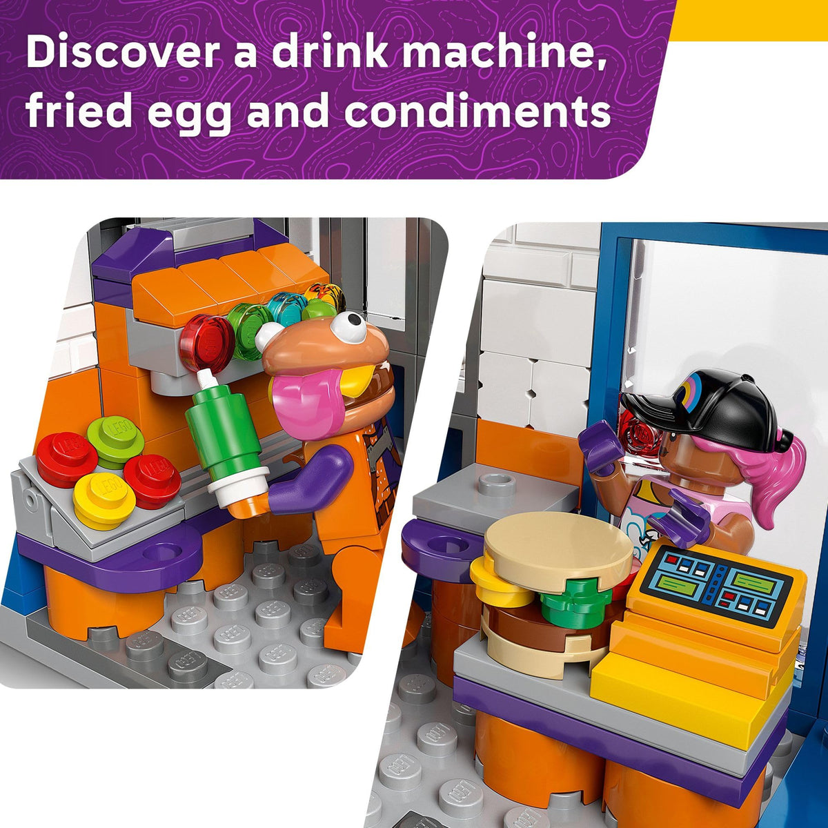 LEGO Fortnite Durrr Burger Restaurant Kids Toy - Video Game Building Set for Boys & Girls, Ages 10+ - Fortnite Minifigures Beach Boss, Grimy, and More - Gift Idea for Birthdays & Gaming Fans - 77076 🍁 All In One Marketplace Canada