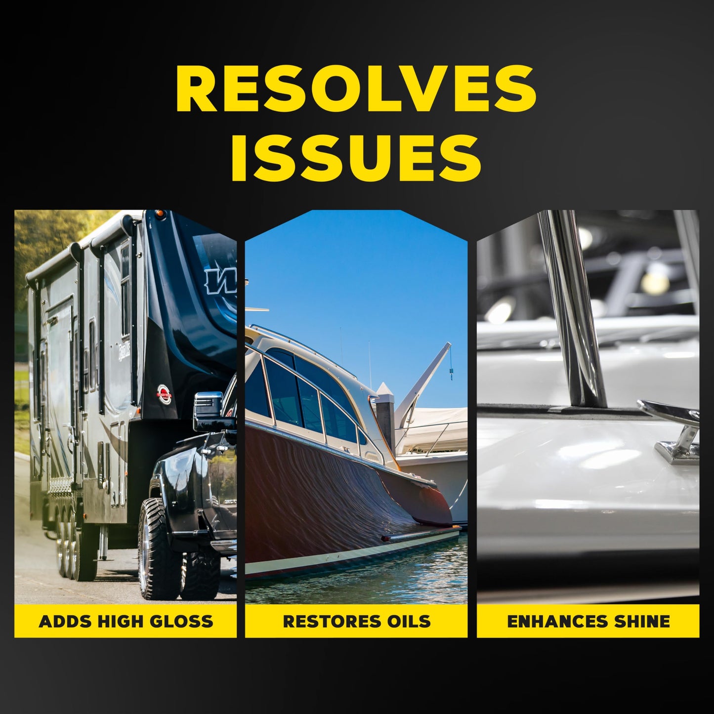 Meguiar's M4516 Marine/RV Polish & Gloss Enhancer -16 Oz Bottle 🍁 All In One Marketplace Canada