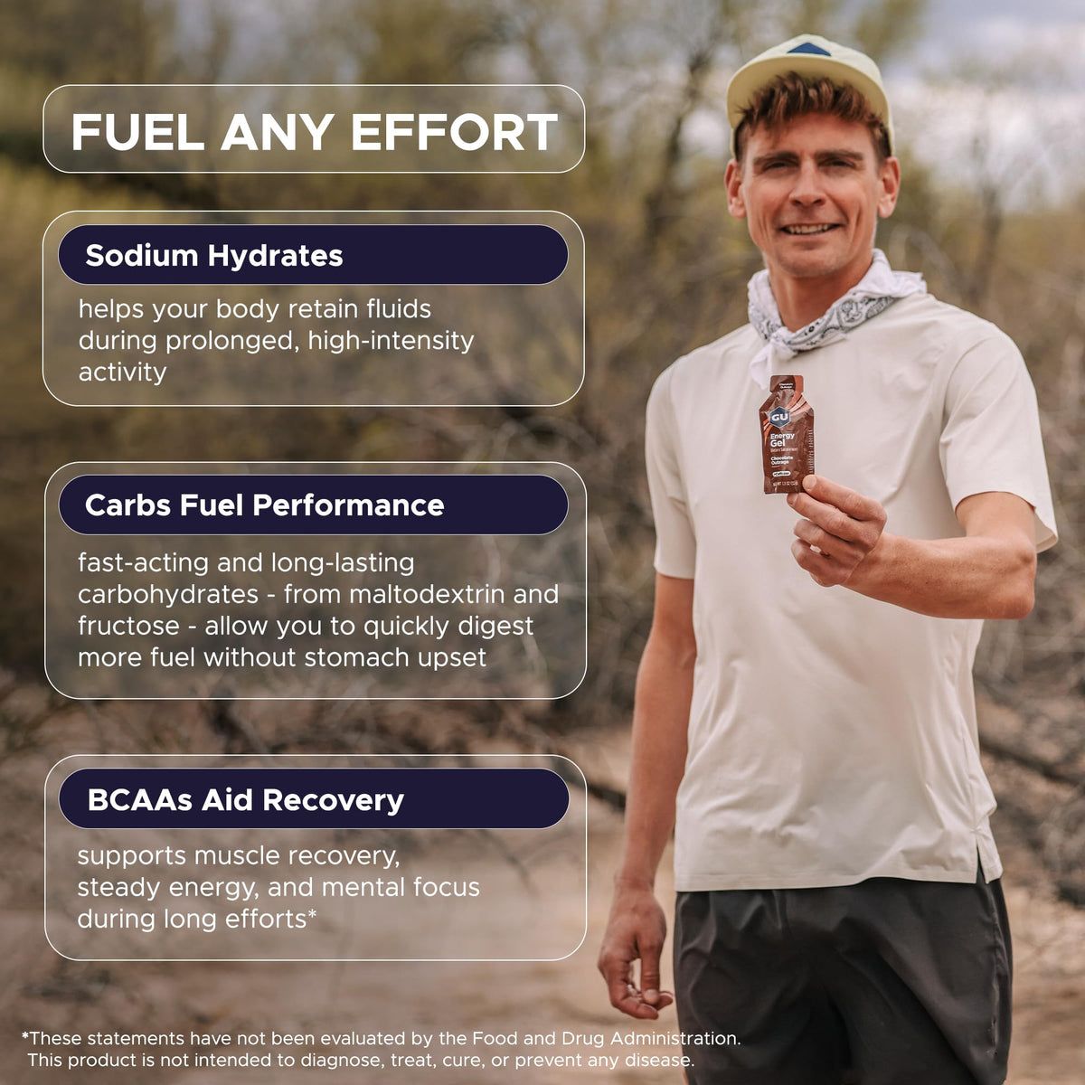 GU ENERGY Original Sports Nutrition Energy Gel, Tri Berry, 24-Count 🍁 All In One Marketplace Canada