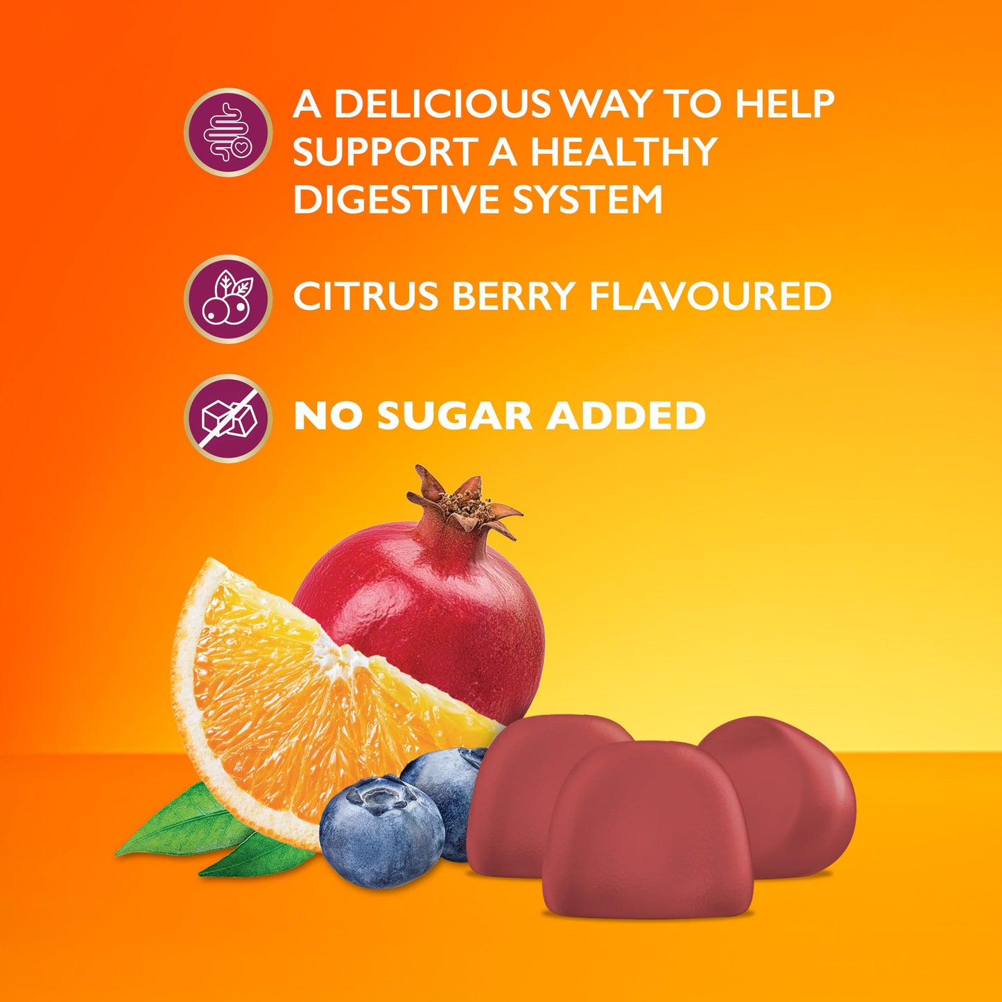 Metamucil, Fibre + Metabolism Gummy Supplement for Digestive Health, Plant Based, No Sugar Added, Citrus Berry Flavored, 72 Gummies 🍁 All In One Marketplace Canada