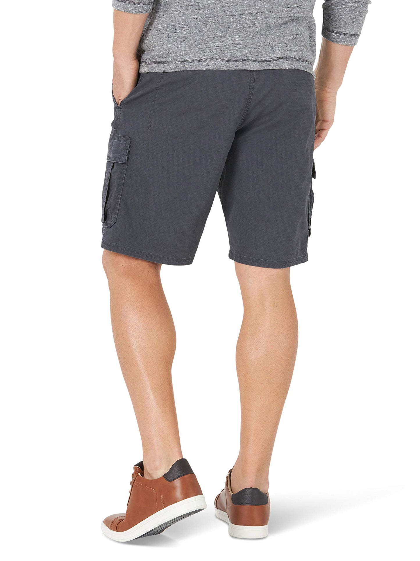 Wrangler Authentics Men's Classic Cargo Stretch Short, Anthracite, 33 🍁 All In One Marketplace Canada