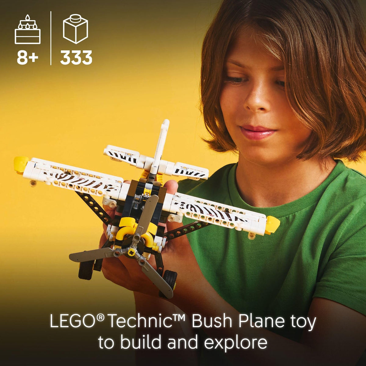 LEGO Technic Bush Plane Toy - Buildable Airplane Toy for Kids, Boys and Girls, Ages 8+ - Model Airplane Gift with Spinning Propeller, 4-Cylinder Piston Engine, and More - 42198 🍁 All In One Marketplace Canada