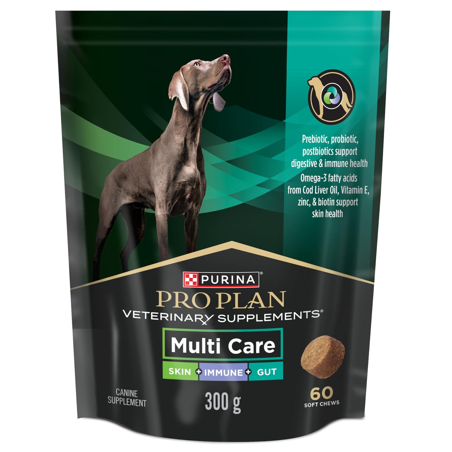 Purina Pro Plan Veterinary Supplements, Mutli Care Dog Chew Probiotic - 300 g (60 Chews) 🍁 All In One Marketplace Canada