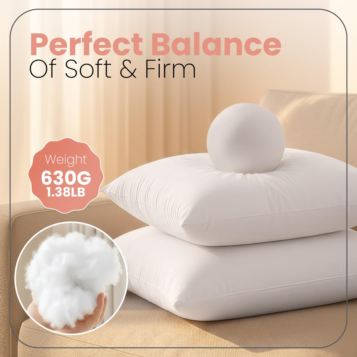 Utopia Bedding Throw Pillows Insert (Pack of 2, White) - 20 x 20 Inches Bed and Couch Pillows - Indoor Decorative Pillow 🍁 All In One Marketplace Canada