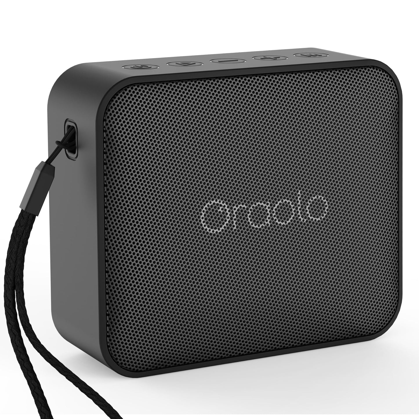 Oraolo Bluetooth Speaker, IPX7 Waterproof Portable Bluetooth Speaker with Stereo Sound, Bluetooth 5.4, Support AUX/TF Card, TWS Pairing,Small Wireless Speaker for Home, Shower, Outdoors, Travel Black 🍁 All In One Marketplace Canada