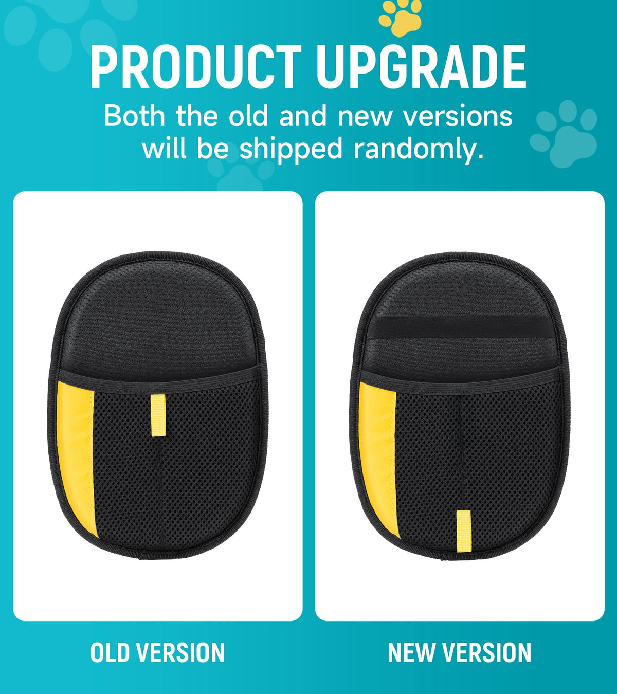 Bispoy Pet Hair Removal Glove for Dogs & Cats - Upgraded Reusable Electrostatic Pet Hair Glove, Pet Hair Remover Tool for Laundry, Couch, Carpet & Car Seat, Gentle Grooming Mitt 🍁 All In One Marketplace Canada
