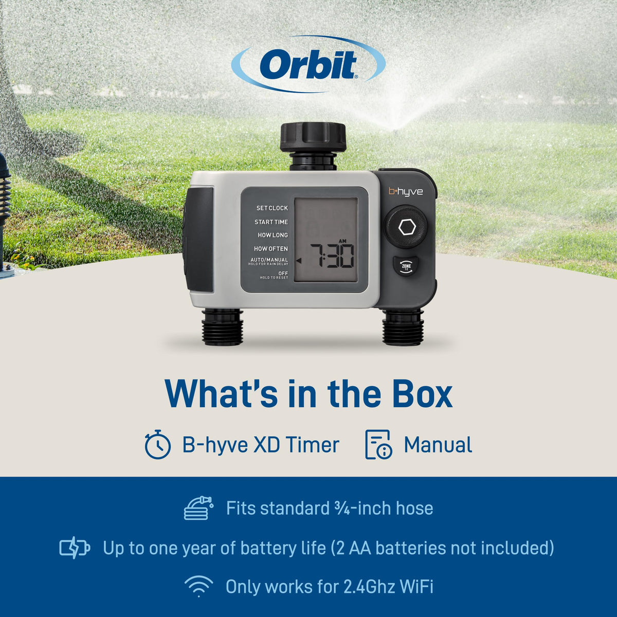 Orbit 24632 B-hyve XD 2-Port Smart Hose Watering Timer 🍁 All In One Marketplace Canada