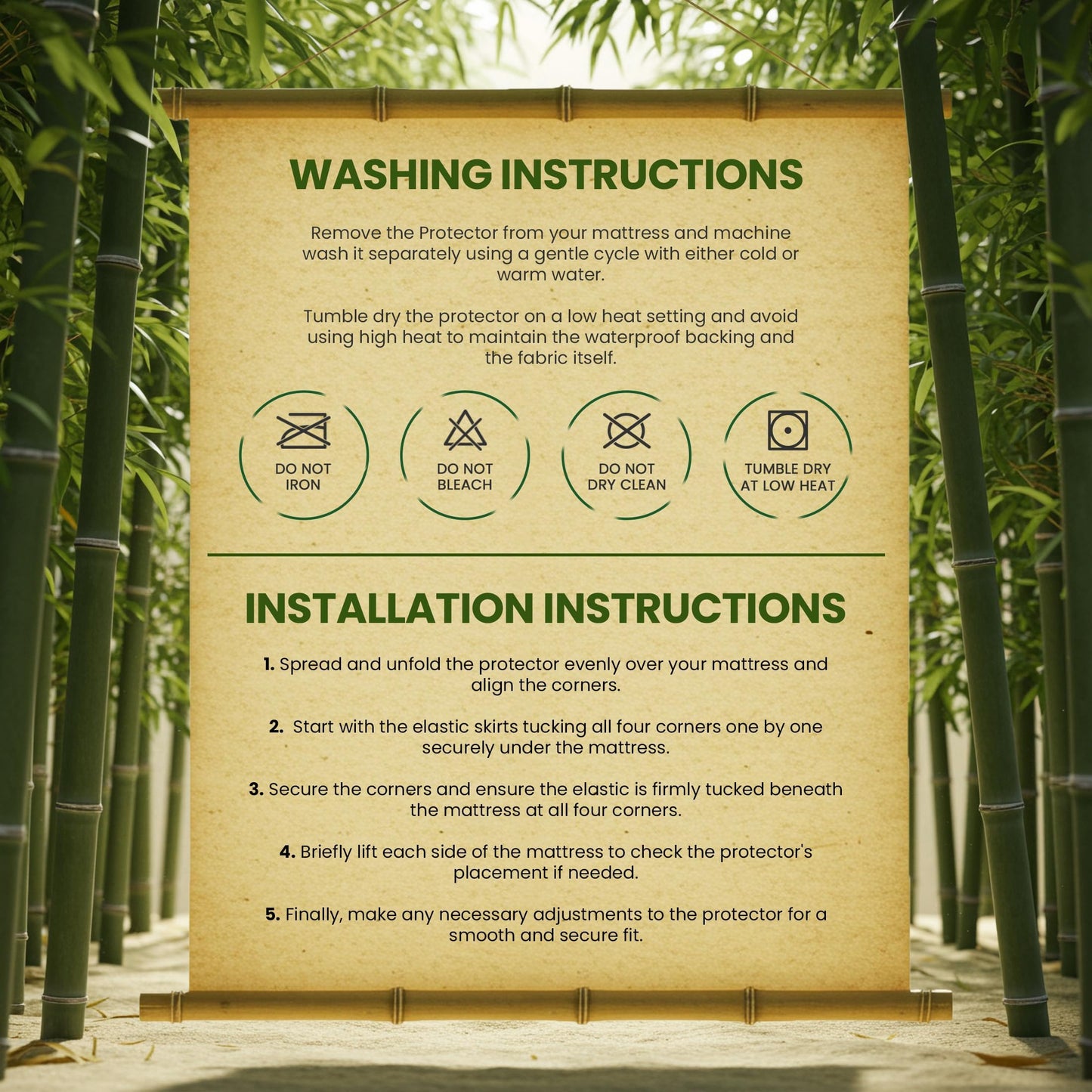 Utopia Bedding Waterproof Mattress Protector Twin Size, Bamboo Viscose Mattress Cover 200 GSM, Fits 15 Inches Deep, Breathable, Fitted Style with Stretchable Pockets (Pack of 2) 🍁 All In One Marketplace Canada