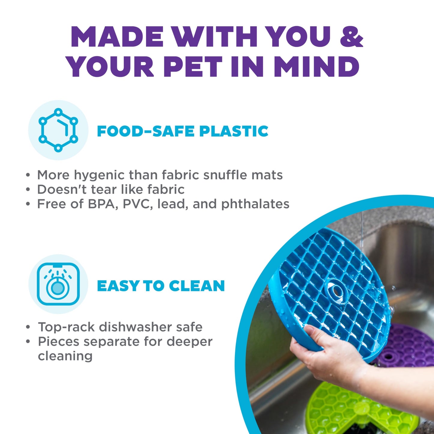 Outward Hound Nina Ottosson Lickin’ Layers 3-in-1 Dog Toy Treat Puzzle, 10" 🍁 All In One Marketplace Canada