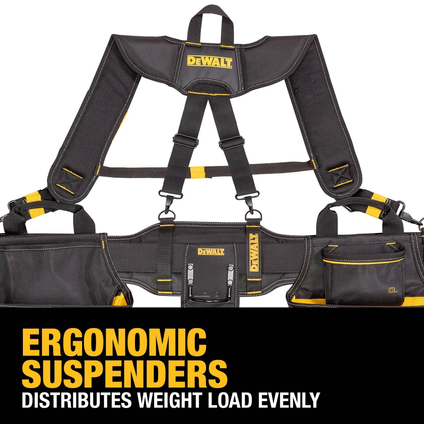 DEWALT Tool Rig Professional Tool Belt with Padded Suspenders, 25 Pockets, Durable Design, Adjustable (DWST540602) 🍁 All In One Marketplace Canada