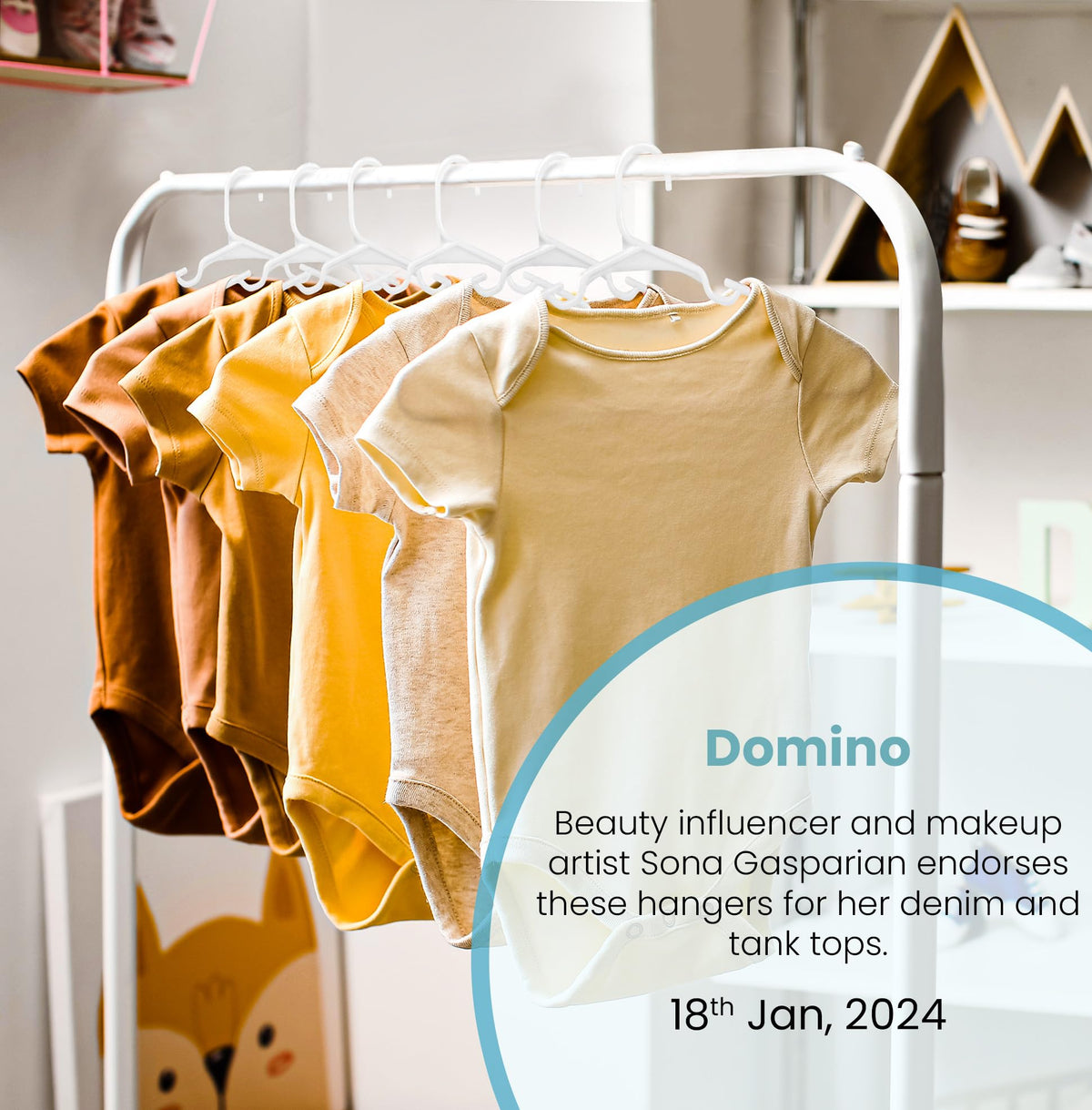 Utopia Home Kids Hangers - Plastic Baby Hangers for Closet - Childrens Hangers for Clothes & Infant Hangers for Closet - Ideal for Everyday Standard Use (White, Pack of 60) 🍁 All In One Marketplace Canada