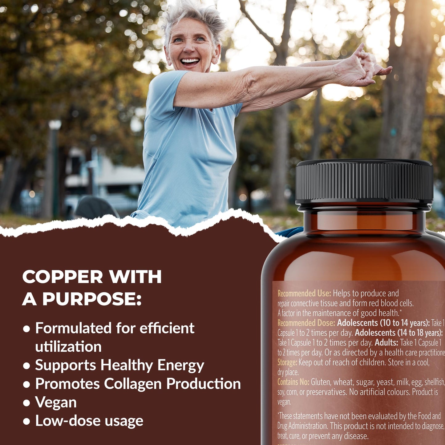 Pure Lab Vitamins Copper Glycinate 1mg - 150 Vegi-caps 🍁 All In One Marketplace Canada