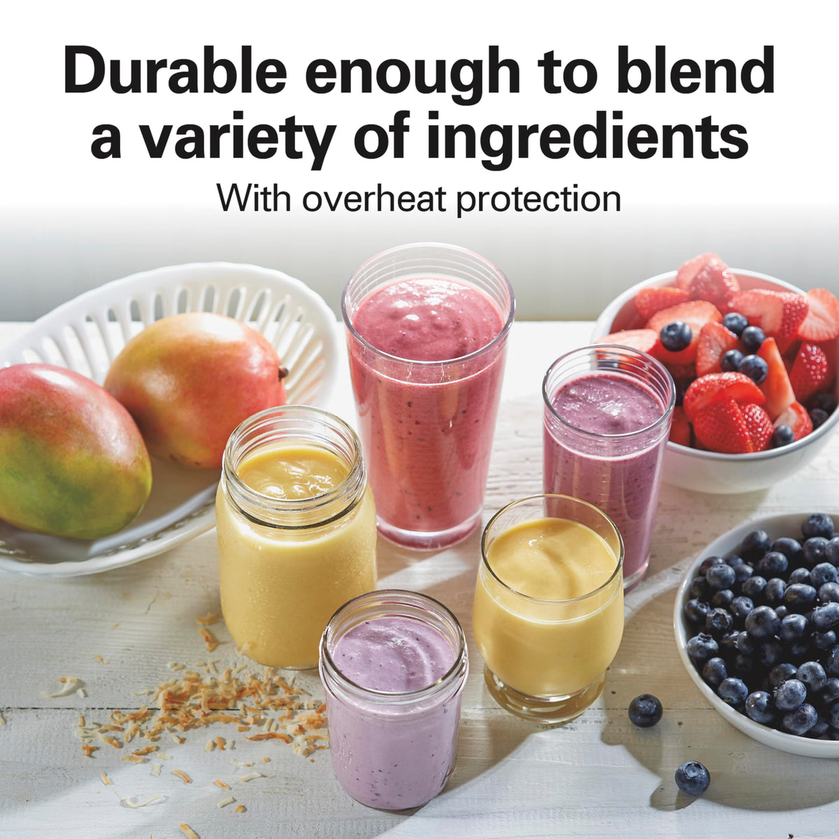 Hamilton Beach Personal Blender for Smoothies & Protein Shakes, Portable Single Serve Blender with Travel Lid, 14 oz BPA-Free Jar, 175W, Compact Countertop Blender, Raspberry, 51131G 🍁 All In One Marketplace Canada