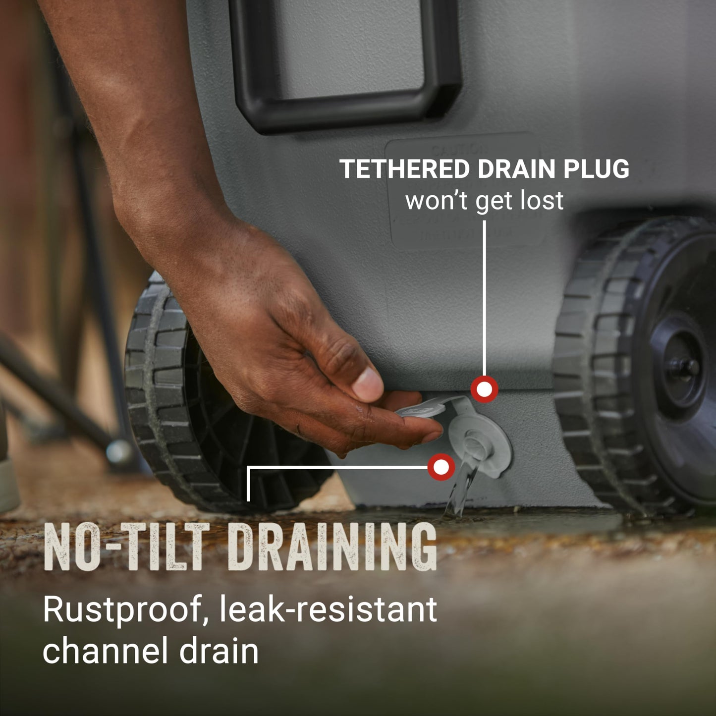 Coleman Classic Series 62-Qt Insulated Portable Cooler w/Heavy Duty Wheels, 58L Leak-Proof Wheeled Cooler w/ 101 Can Capacity, Keeps Ice for up to 5 Days, Great for Beach, Camping, Sports 🍁 All In One Marketplace Canada