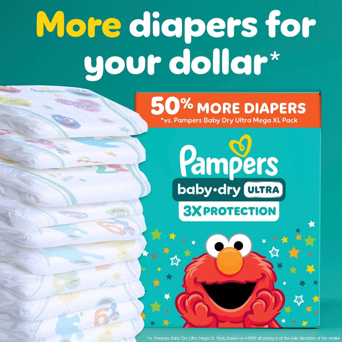 Pampers Baby Dry Ultra Diapers, Size 1, Absorbent Disposable Diapers, 1 Pack (Count of 200) 🍁 All In One Marketplace Canada