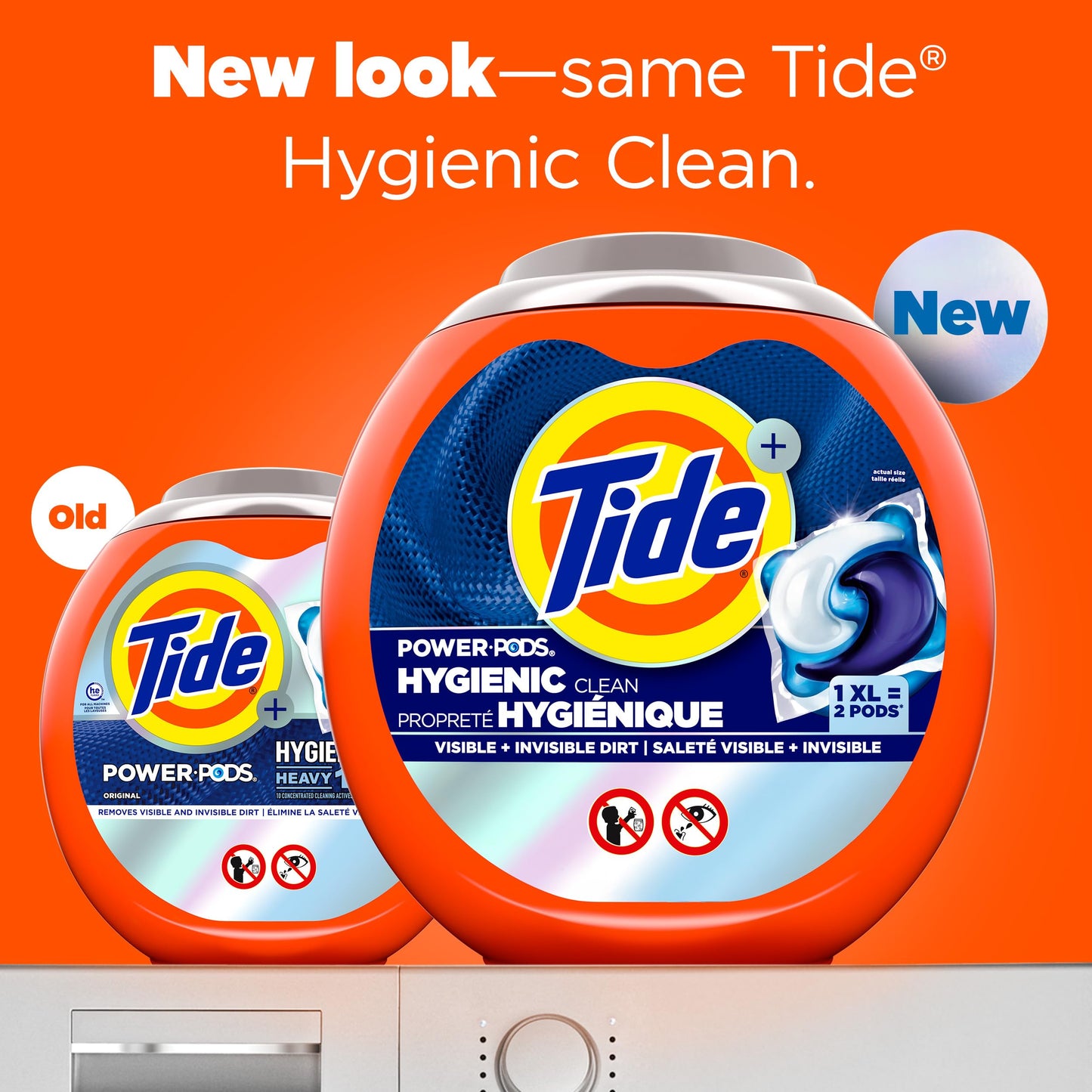 Tide Hygienic Clean Power PODS Laundry Detergent Pacs, Original Scent, 63 Count, Removes Visible and Invisible Dirt, laundry soap detergent pacs 🍁 All In One Marketplace Canada