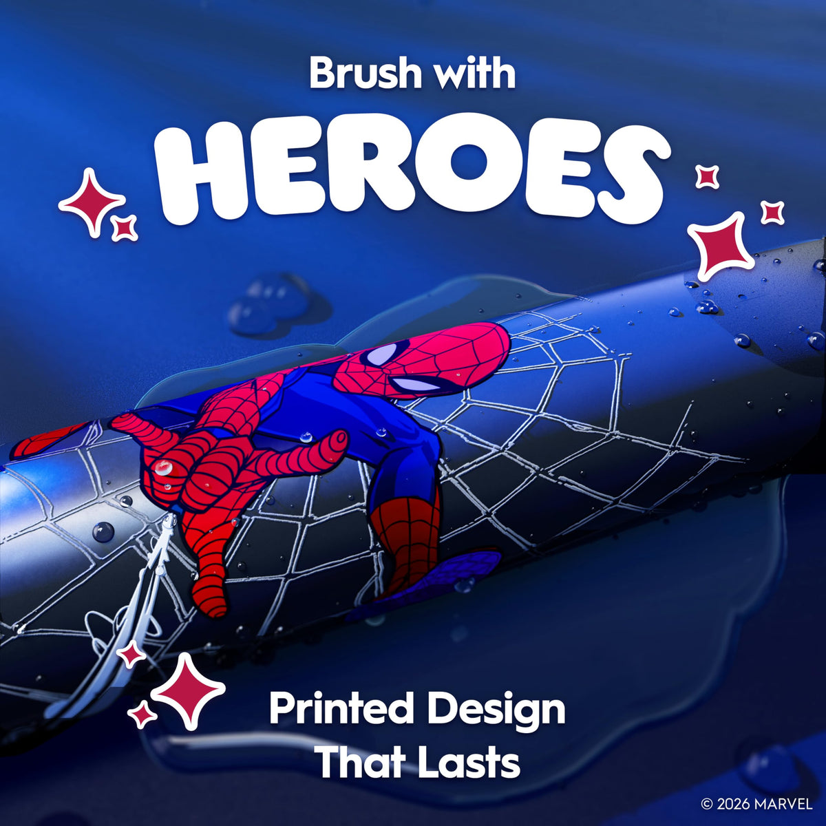 Oral-B iO Kids Limited Rechargeable Electric Powered Toothbrush, Spiderman with 1 Gentle Care Brush Head - Automatic Pressure Sensor to Protect Gums - 3 Cleaning Settings - 2 Min Music Timer - Travel Case - 28 Day Battery Life