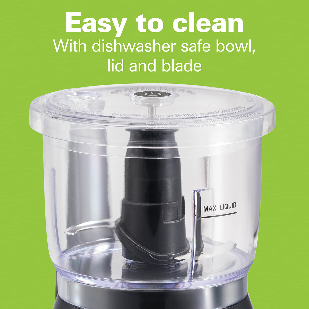 Hamilton Beach Stack & Press Food Chopper & Mini Food Processor, 350 Watts, 3 Cup Bowl, Stainless Steel Blades, for Chopping, Puree & Emulsify, Black, 72850G 🍁 All In One Marketplace Canada