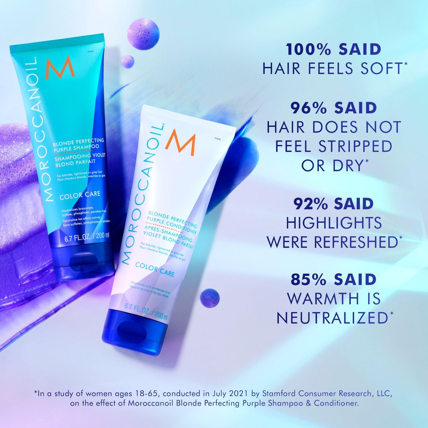 Moroccanoil Blonde Perfecting Purple Shampoo 6.7 fl. oz. 🍁 All In One Marketplace Canada