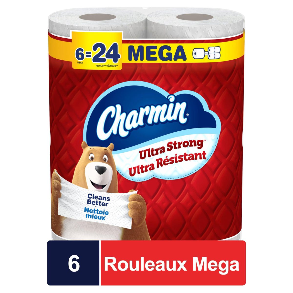 Charmin Toilet Paper Ultra Strong, 18 Mega Rolls = 72 Regular Rolls 🍁 All In One Marketplace Canada