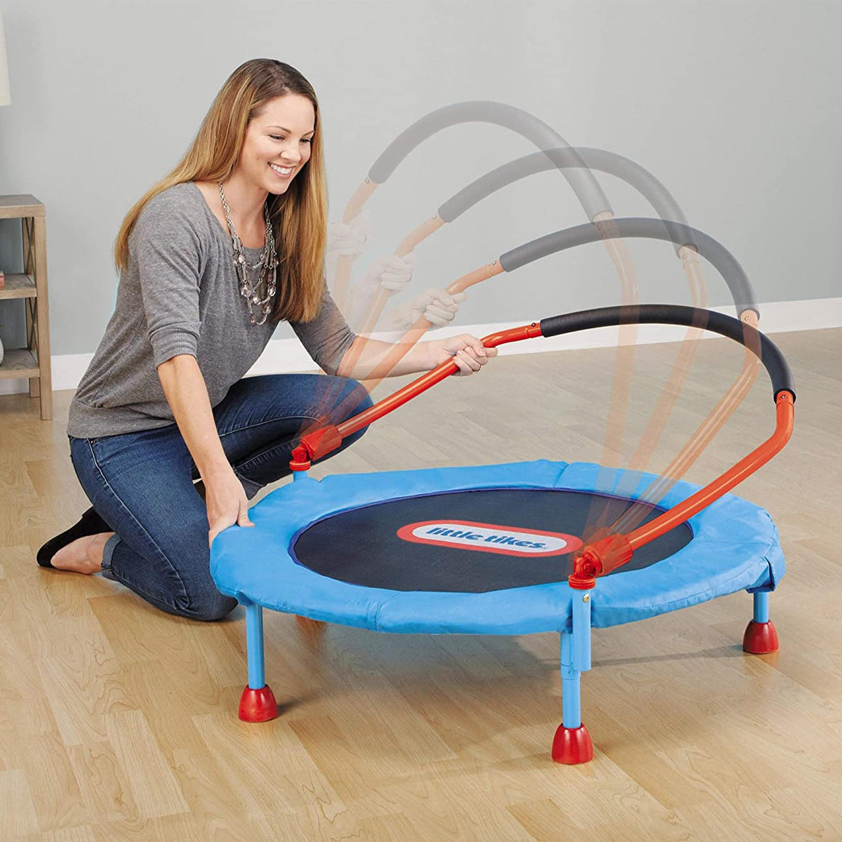 Little Tikes Easy Store 3' Trampoline, 36.00 L x 36.00 W x 33.50 H Inches 🍁 All In One Marketplace Canada